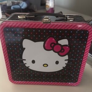 Hello Kitty Pink and Black Lunch Box